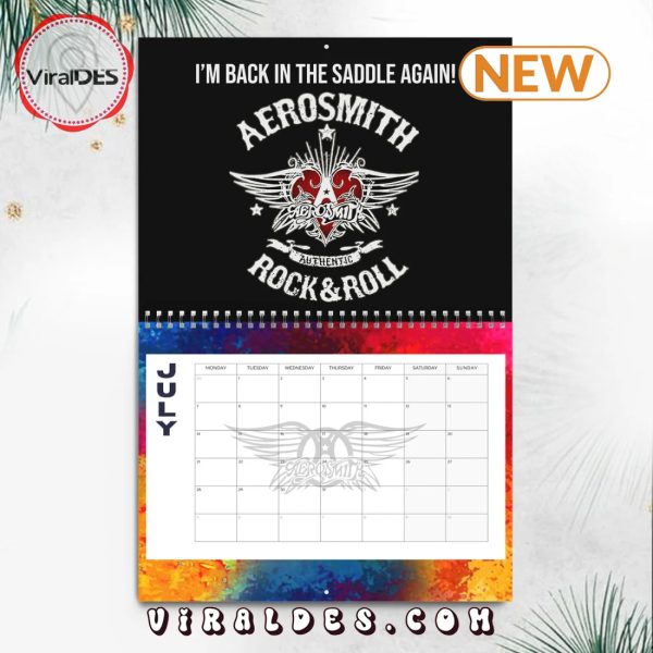 Aerosmith 2025 Happy New Year Calendar