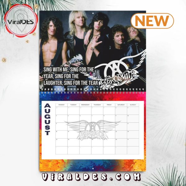 Aerosmith 2025 Happy New Year Calendar