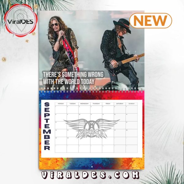 Aerosmith 2025 Happy New Year Calendar