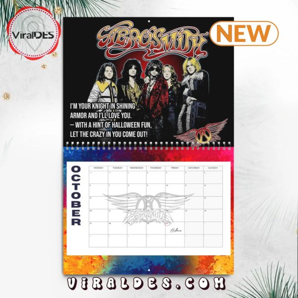 Aerosmith 2025 Happy New Year Calendar