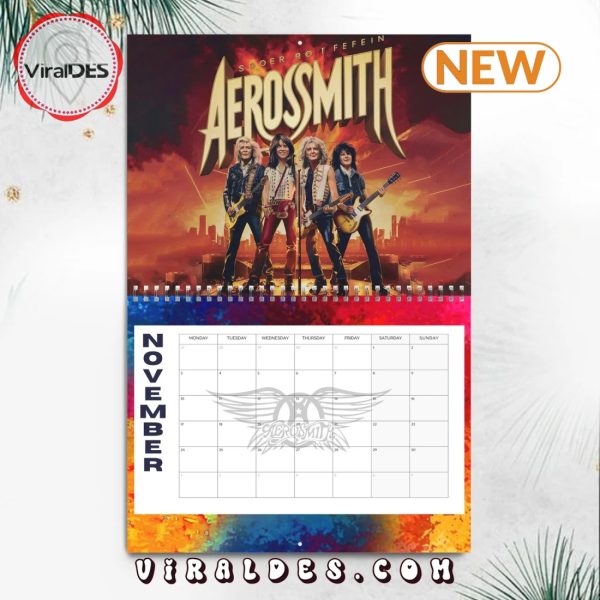 Aerosmith 2025 Happy New Year Calendar