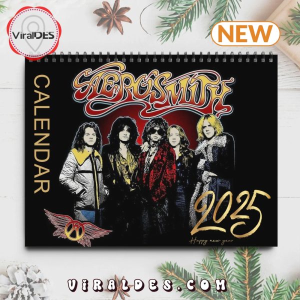 Aerosmith 2025 Happy New Year Calendar