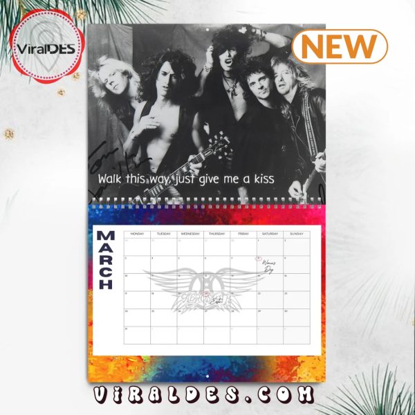 Aerosmith 2025 Happy New Year Calendar