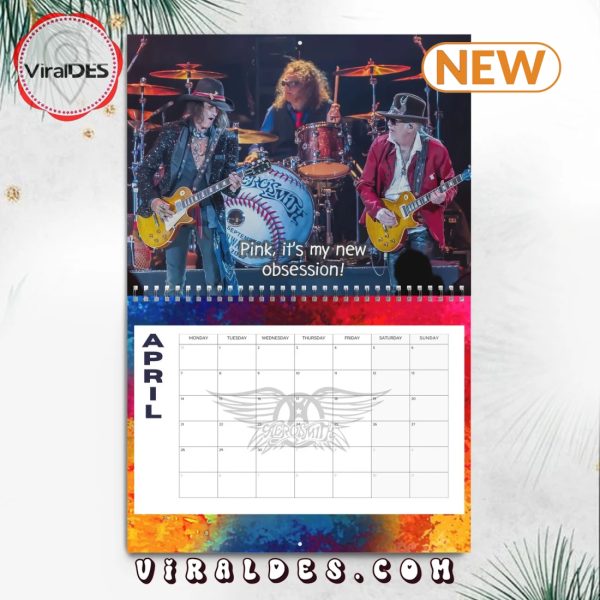 Aerosmith 2025 Happy New Year Calendar