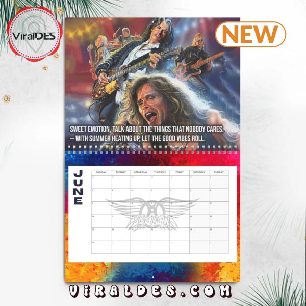 Aerosmith 2025 Happy New Year Calendar