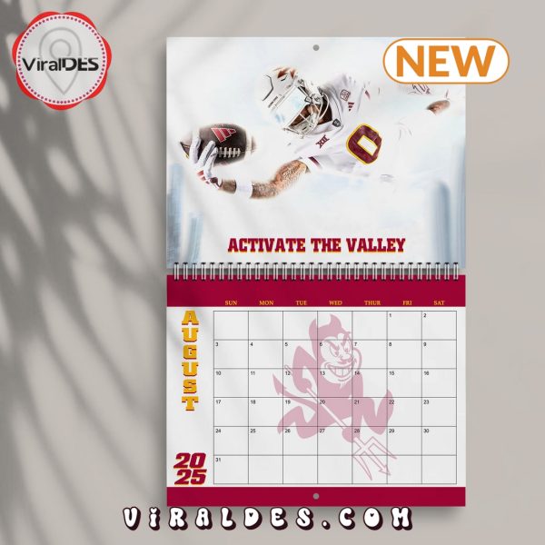 Arizona State Sun Devils 2025 Happy New Year Calendar