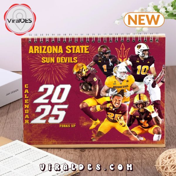 Arizona State Sun Devils 2025 Happy New Year Calendar