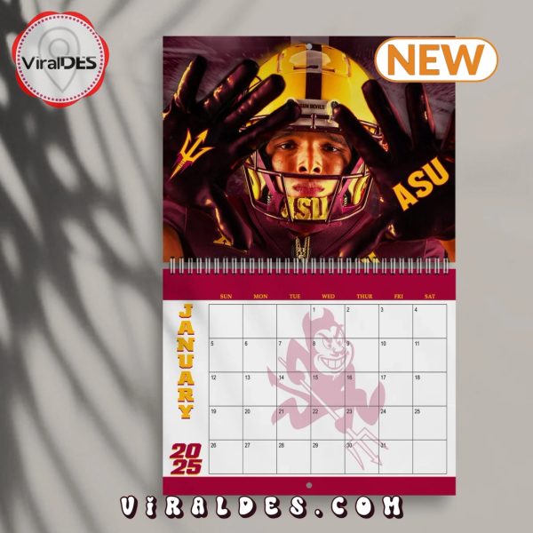 Arizona State Sun Devils 2025 Happy New Year Calendar