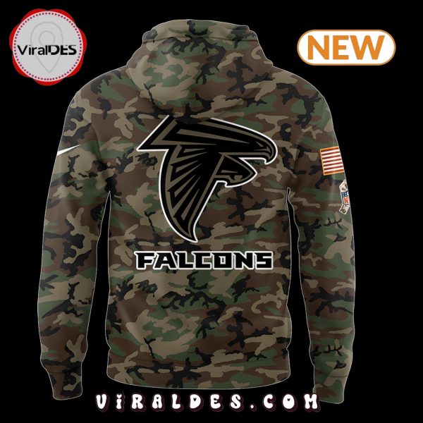 Atlanta Falcons 2024 Camo Salute to Service Hoodie, Jogger, Cap