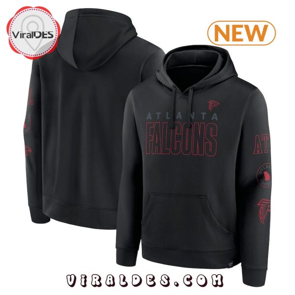 Atlanta Falcons 2024 Fanatics Black Pullover Hoodie