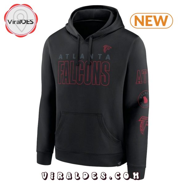 Atlanta Falcons 2024 Fanatics Black Pullover Hoodie