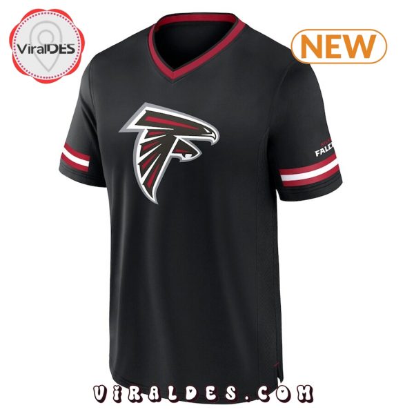 Atlanta Falcons 2024 Men’s Fanatics Black Stripe Shirt