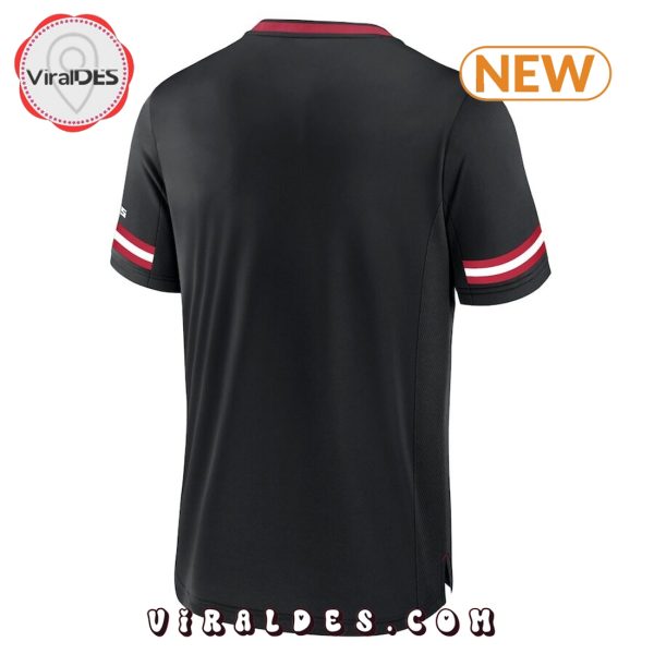 Atlanta Falcons 2024 Men’s Fanatics Black Stripe Shirt