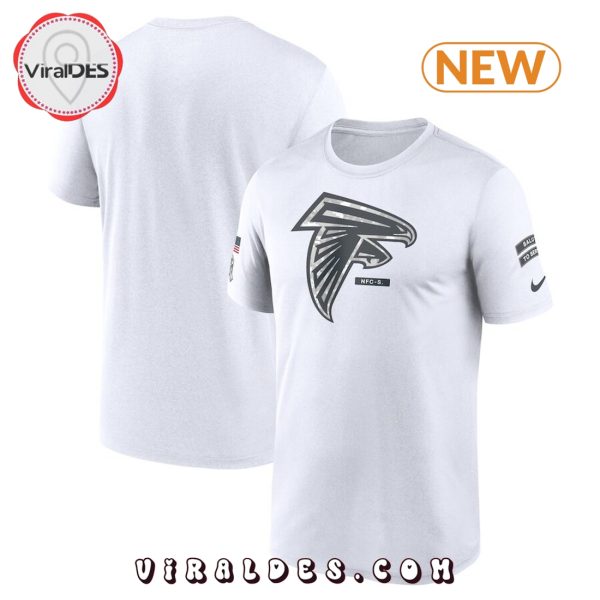 Atlanta Falcons 2024 White Salute To Service Legend Shirt