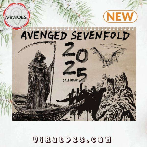 Avenged Sevenfold 2025 Happy New Year Calendar