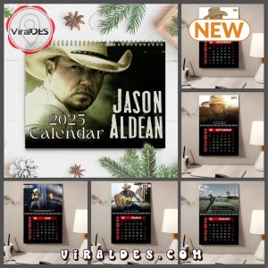 Jason Aldean 2025 Happy New Year Calendar