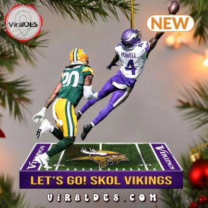 Minnesota Vikings Brandon Powell Ornaments