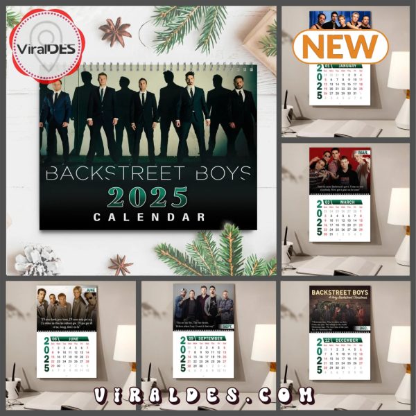 Backstreet Boys 2025 Happy New Year Calendar