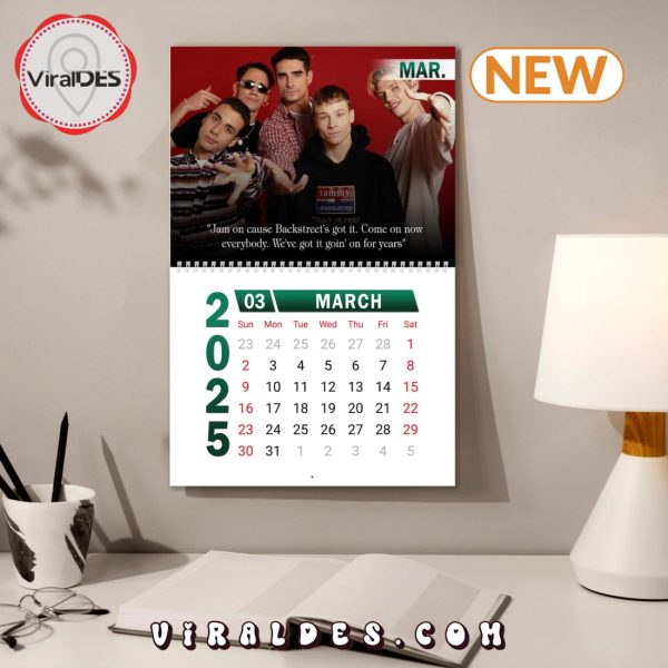 Backstreet Boys 2025 Happy New Year Calendar