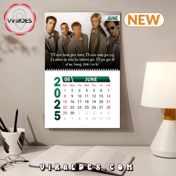 Backstreet Boys 2025 Happy New Year Calendar