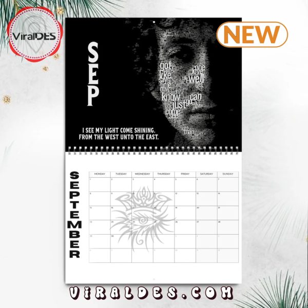 Bob Dylan 2025 Happy New Year Calendar