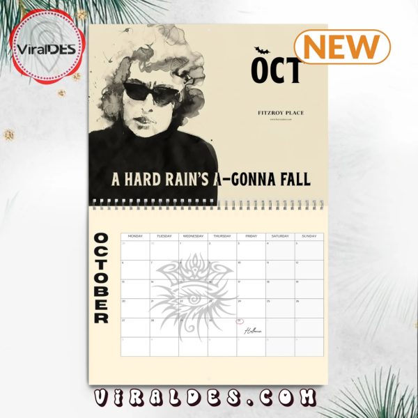 Bob Dylan 2025 Happy New Year Calendar