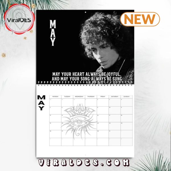 Bob Dylan 2025 Happy New Year Calendar