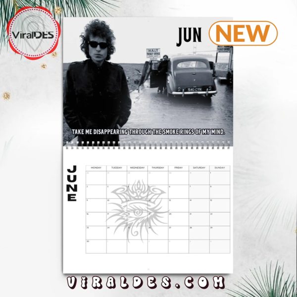 Bob Dylan 2025 Happy New Year Calendar