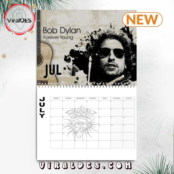 Bob Dylan 2025 Happy New Year Calendar