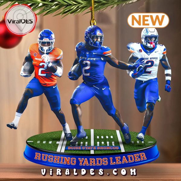 Boise State Broncos Rushing Yards Leader Ornaments