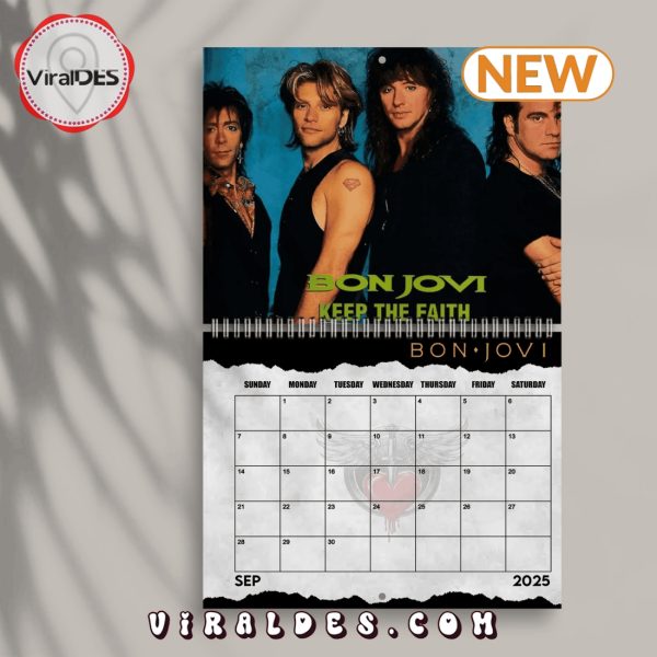 Bon Jovi 2025 Calendar