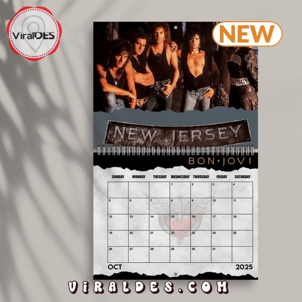 Bon Jovi 2025 Calendar