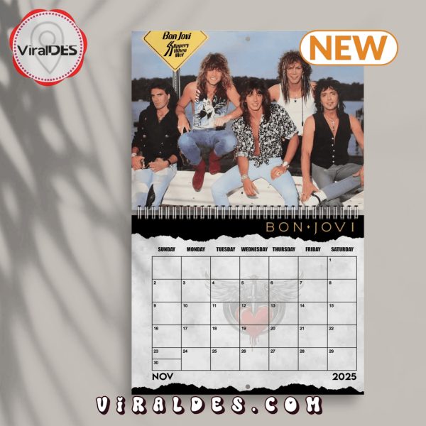 Bon Jovi 2025 Calendar