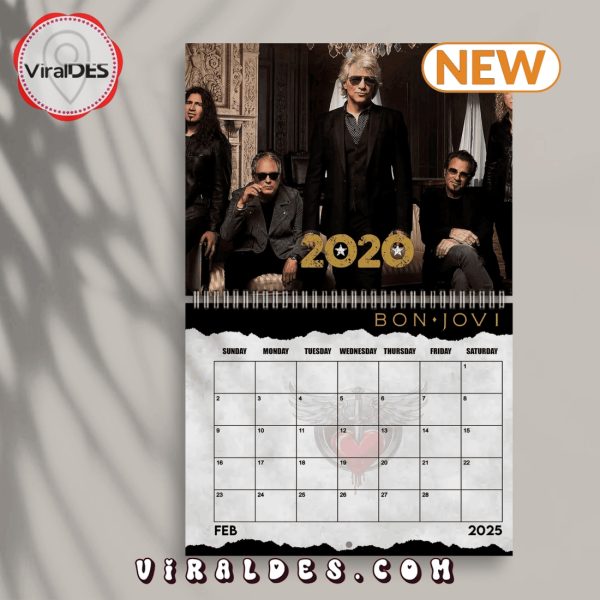 Bon Jovi 2025 Calendar