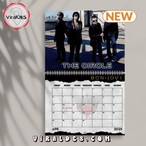 Bon Jovi 2025 Calendar