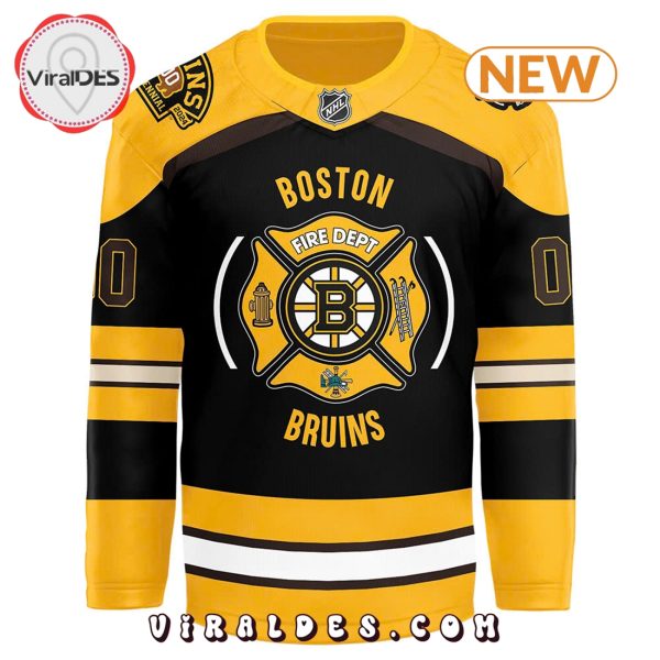 Boston Bruins x 2024 Firefighter Appreciation Hockey Jersey