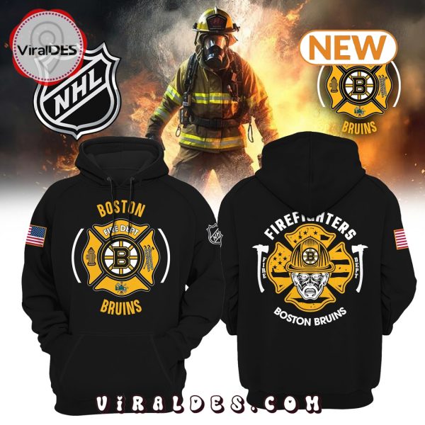 Boston Bruins x 2024 Firefighter Appreciation Hoodie