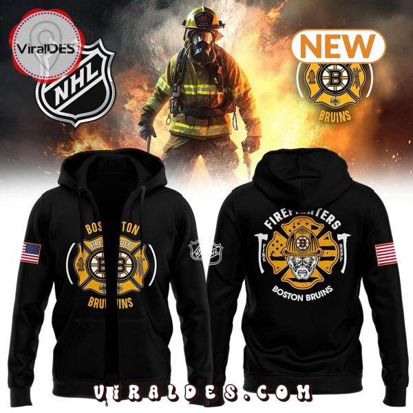 Boston Bruins x 2024 Firefighter Appreciation Hoodie