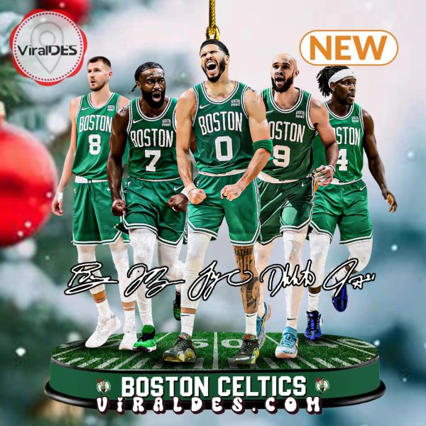 Boston Celtics Basketball Ornaments