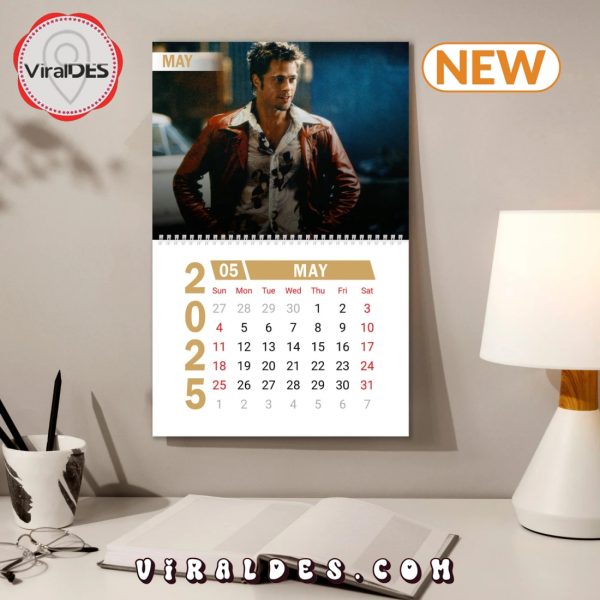 Brad Pitt 2025 Happy New Year Calendar