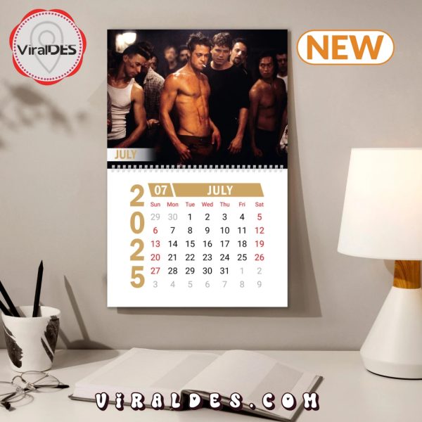 Brad Pitt 2025 Happy New Year Calendar