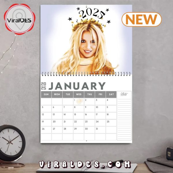 Britney Spears 2025 Happy New Year Calendar