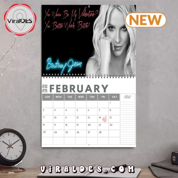 Britney Spears 2025 Happy New Year Calendar