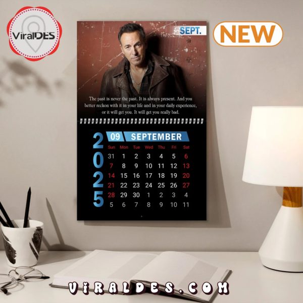 Bruce Springsteen 2025 Happy New Year Calendar