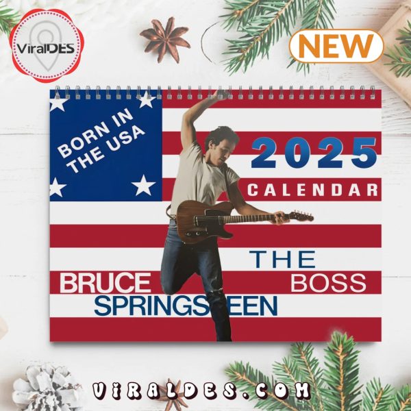 Bruce Springsteen 2025 Happy New Year Calendar