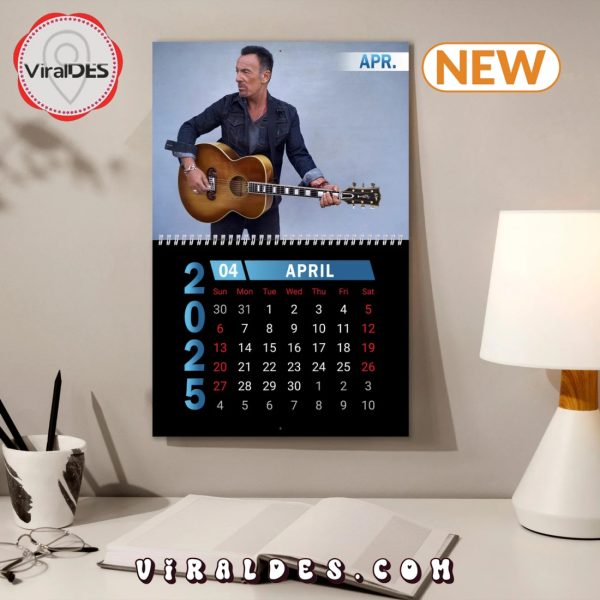 Bruce Springsteen 2025 Happy New Year Calendar