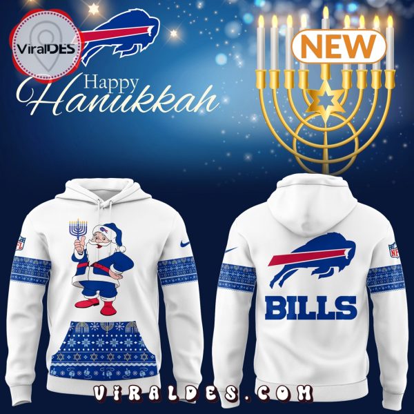 Buffalo Bills x Happy Hanukkah 2024 Christmas Hoodie, Jogger, Cap