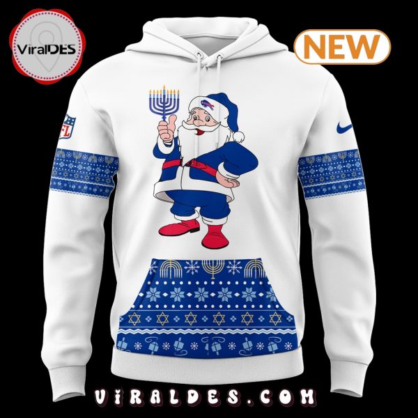 Buffalo Bills x Happy Hanukkah 2024 Christmas Hoodie, Jogger, Cap