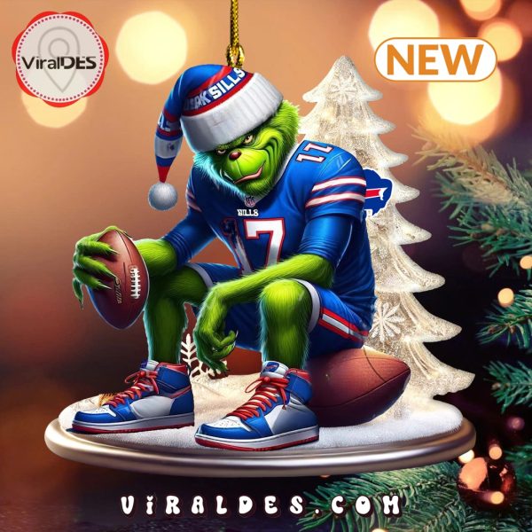 Buffalo Bills x The Grinch 2024 Christmas Ornaments