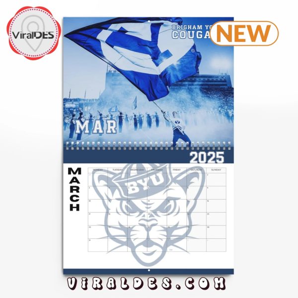 BYU Cougars 2025 Happy New Year Calendar